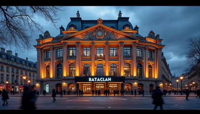 Le Bataclan à Paris en France : Un Lieu Emblématique Des Concerts À Ne Pas Manquer découvrez le bataclan à paris, une salle de concert emblématique réputée pour son histoire, son ambiance unique et sa programmation variée. ne manquez pas ce lieu incontournable de la scène musicale française !