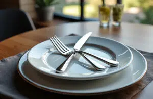 découvrez pourquoi disposer ses couverts croisés dans l'assiette est considéré comme un symbole d'élégance à table. tradition, étiquette et raffinement expliqués simplement !