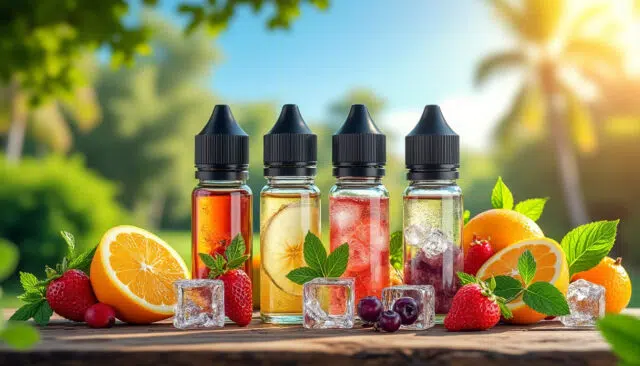 découvrez une sélection des meilleurs e-liquides de e-liquideo, fabricant français réputé, parfaits pour profiter de l'été avec des saveurs originales et rafraîchissantes.