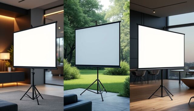découvrez comment choisir l'écran de projection sur trépied idéal pour vos besoins grâce à nos conseils pratiques et astuces pour une expérience visuelle optimale.