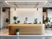 découvrez comment créer une ambiance chaleureuse et accueillante grâce à une banque d'accueil pour stand bien conçue, idéale pour attirer et fidéliser vos visiteurs.