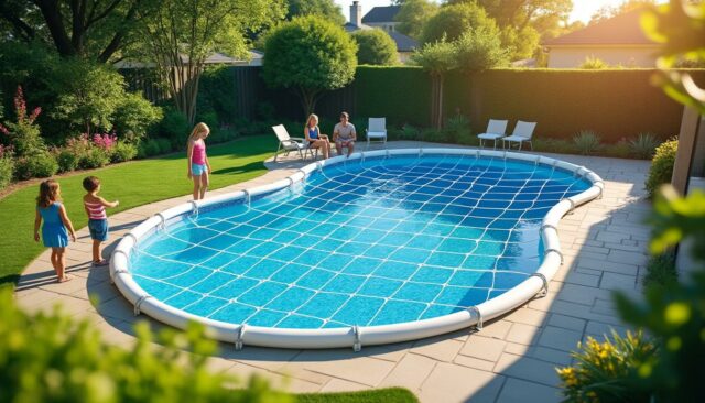 découvrez comment un filet de sécurité de piscine conforme aux normes protège efficacement votre famille en prévenant les accidents et en assurant une sécurité optimale autour de votre piscine.