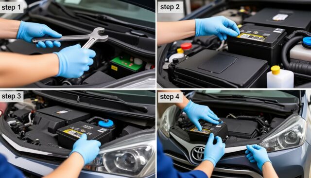 Installer facilement une nouvelle batterie voiture pour Toyota Yaris en 5 étapes découvrez comment installer facilement une nouvelle batterie pour votre toyota yaris en seulement 5 étapes simples et rapides, même sans expérience préalable.