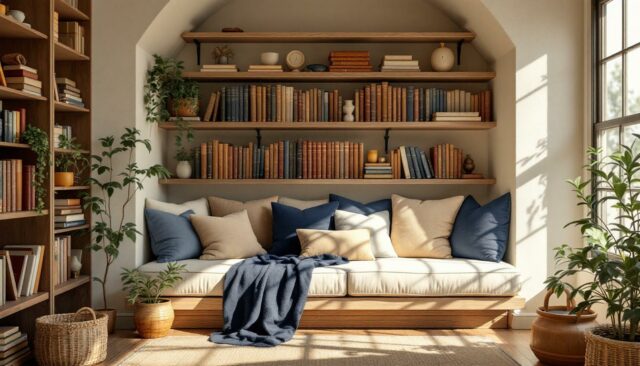 Les meilleures idées pour aménager un Book Nook parfait pour lire découvrez les meilleures idées pour aménager un book nook parfait, un espace cosy et inspirant dédié à la lecture. créez votre coin lecture idéal pour plonger dans vos livres préférés.
