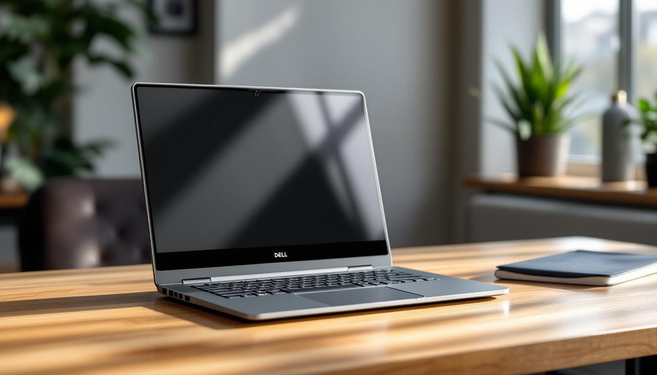 découvrez le pc portable dell 14 pouces avec ssd, alliant performance et économie pour un usage quotidien efficace et fluide.