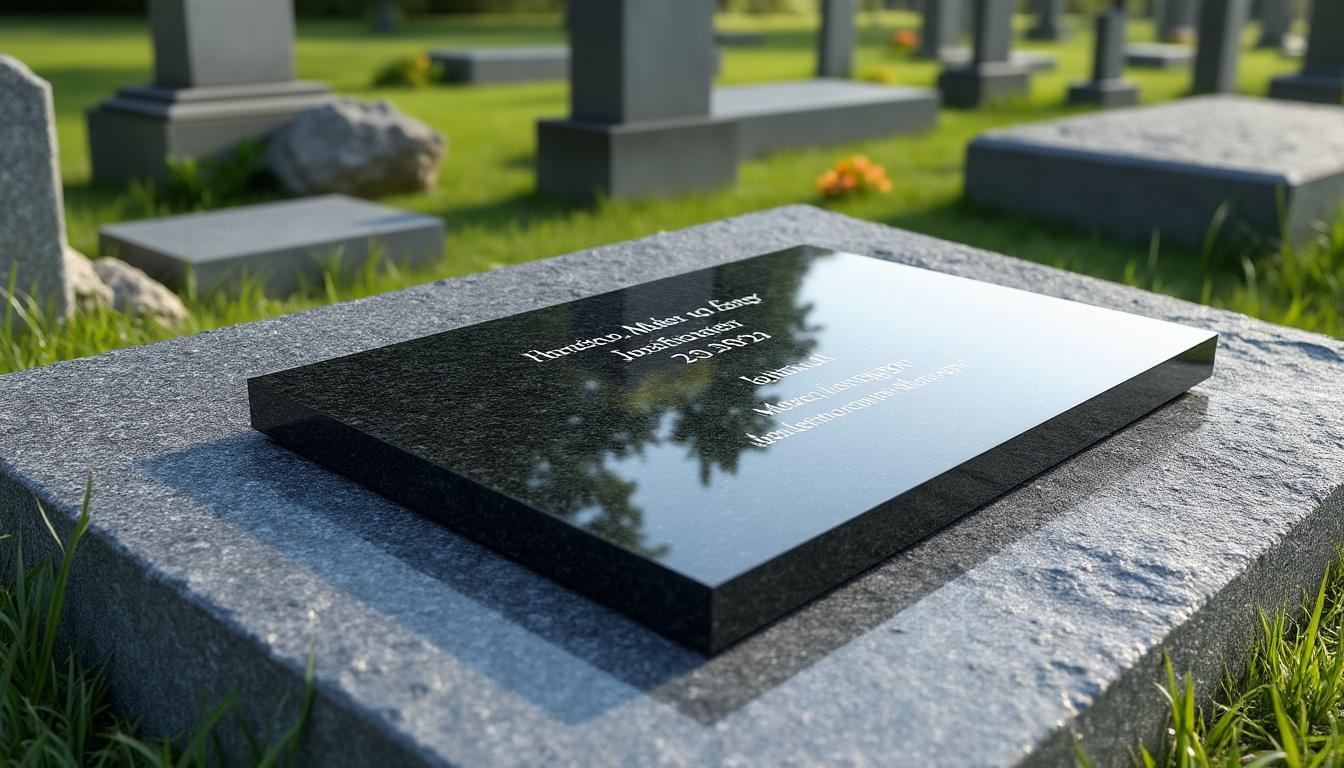 découvrez des plaques funéraires originales pour honorer la mémoire de vos proches avec une touche créative et personnalisée.