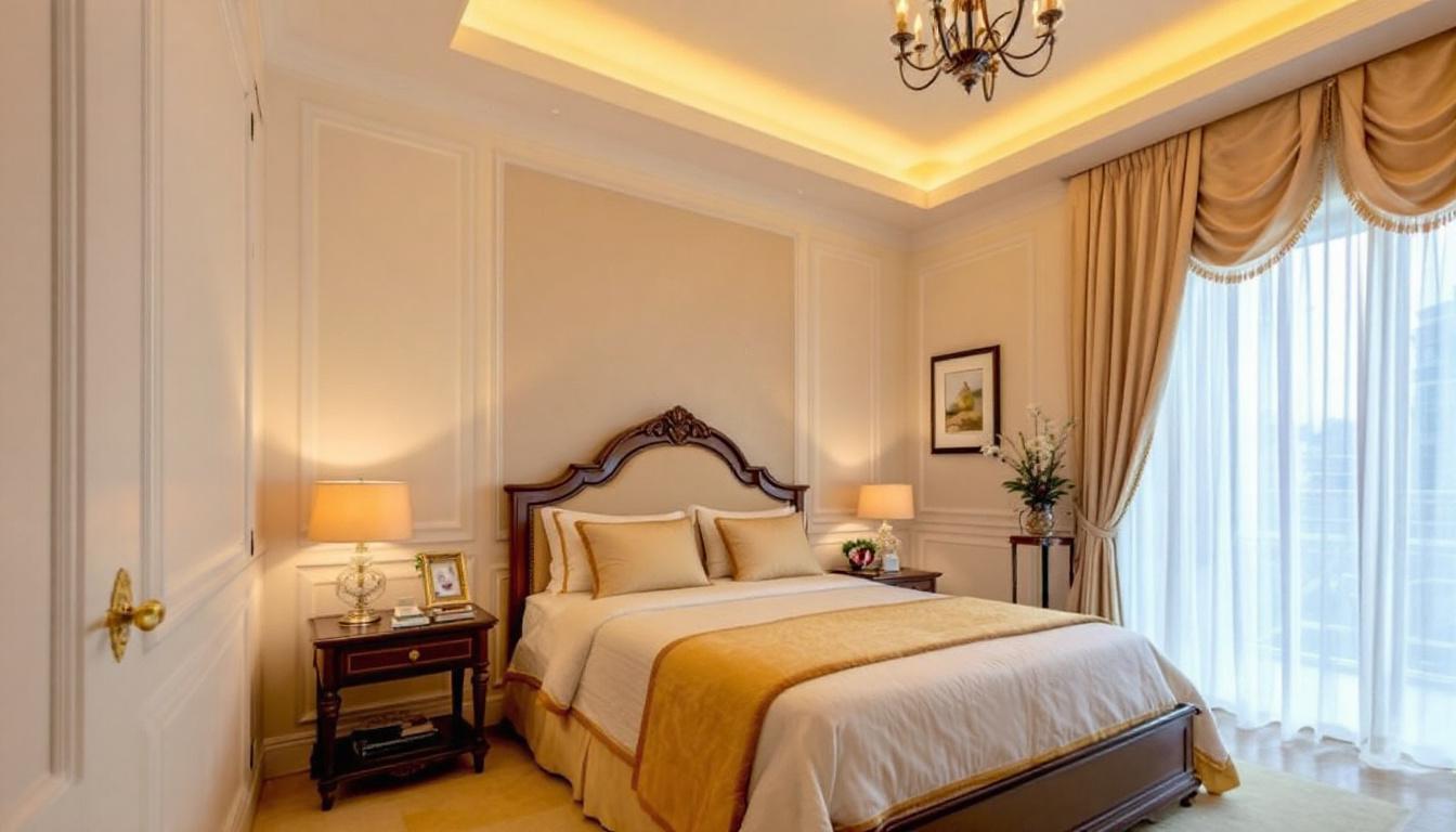 découvrez comment transformer facilement votre chambre avec une décoration chic et élégante intégrant des touches dorées pour un style raffiné et lumineux.