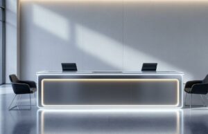 découvrez comment un design innovant peut métamorphoser votre banque d'accueil lors d'un salon professionnel, attirant plus de visiteurs et renforçant votre image de marque.