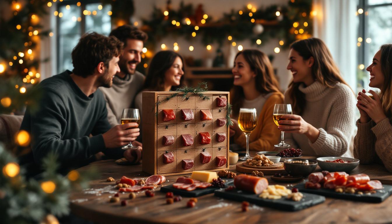 découvrez comment un calendrier de l'avent saucisson peut éveiller l'esprit festif, apporter convivialité et joie tout au long de la période de l'avent.