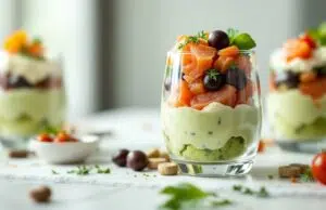 découvrez nos meilleures recettes de verrines salées faites maison, parfaites pour régaler vos invités lors de vos apéritifs. faciles, rapides et délicieuses à tester dès maintenant !