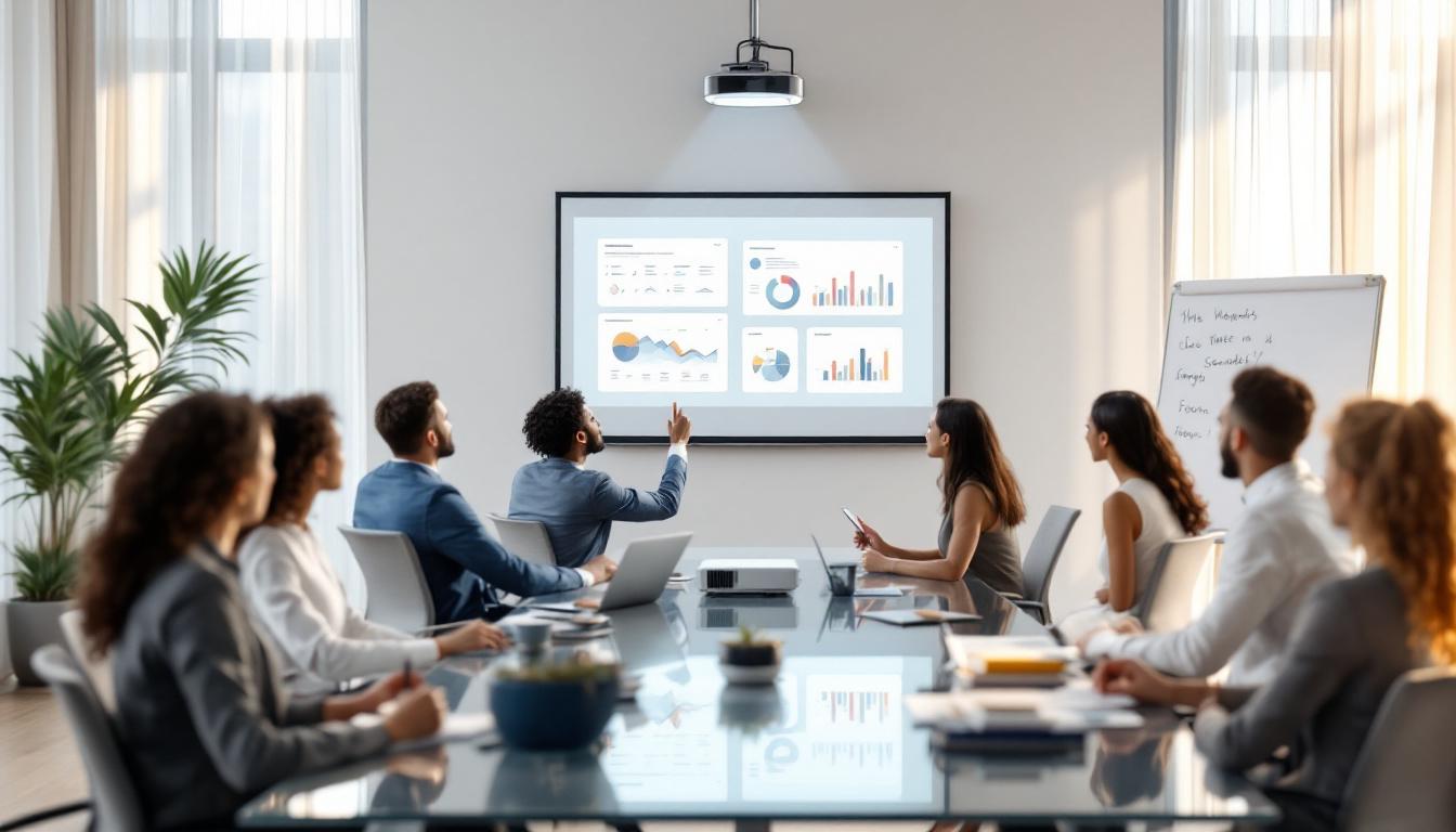 découvrez les avantages d'un vidéoprojecteur bureautique pas cher pour dynamiser vos réunions d'équipe : qualité d'image, économie et simplicité d'utilisation.