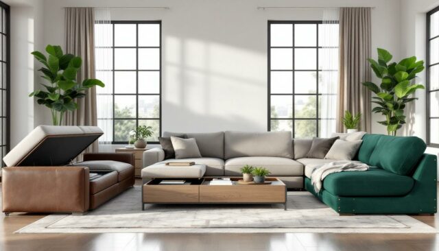 découvrez le top 5 des styles de canapés d'angle convertibles avec coffre, alliant design et fonctionnalité pour transformer votre intérieur en un espace élégant et pratique.