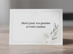 Carte de remerciement de décès : un geste qui compte plus qu’on ne le pense Carte remerciement décès