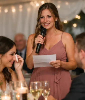 5 astuces pour réussir le discours de la soeur de la mariée