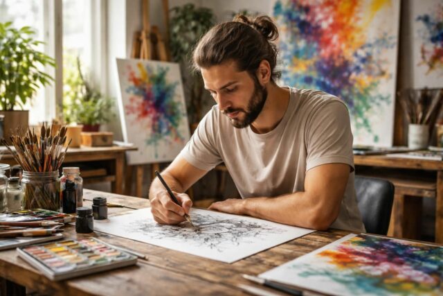 Les bienfaits de l'encrage ou ancrage sur la création artistique moderne découvrez comment l'encrage ou ancrage peut stimuler la créativité et améliorer les œuvres d'art modernes grâce à ses bienfaits uniques.