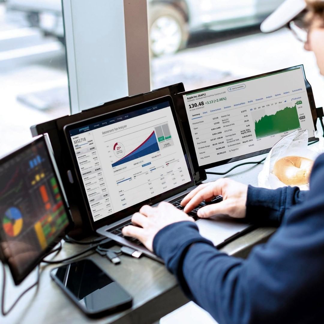 la paire d'écrans haute résolution connectables pour être plus productif, plus rapidement