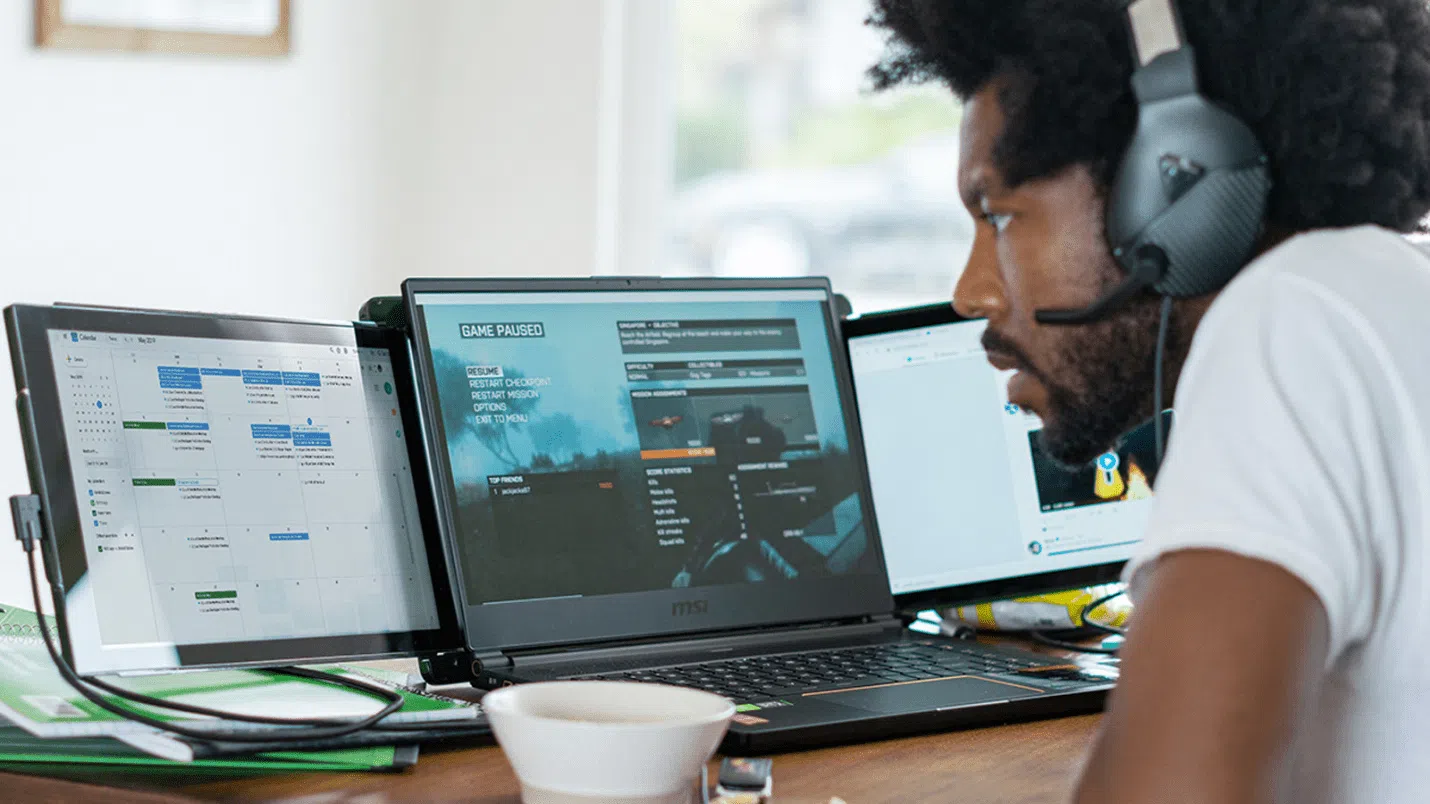 Trio 3 Pro pour tripler l'espace d'affichage de votre ordinateur portable