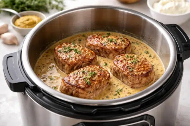 apprenez à préparer un filet mignon à la moutarde savoureux et rapide avec votre cookeo en moins de 30 minutes. une recette facile pour un repas délicieux au quotidien.