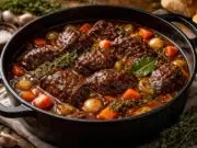 apprenez à préparer une délicieuse daube de joue de bœuf avec cette recette traditionnelle, parfaite pour un repas savoureux et réconfortant.