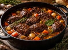 apprenez à préparer une délicieuse daube de joue de bœuf avec cette recette traditionnelle, parfaite pour un repas savoureux et réconfortant.