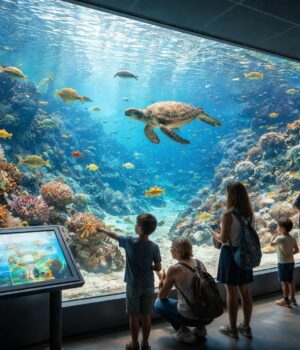 découvrez comment l'aquarium de vias contribue à sensibiliser le public à la préservation des écosystèmes marins à travers ses expositions et activités éducatives.