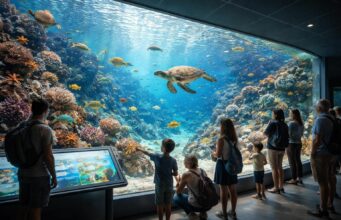 découvrez comment l'aquarium de vias contribue à sensibiliser le public à la préservation des écosystèmes marins à travers ses expositions et activités éducatives.