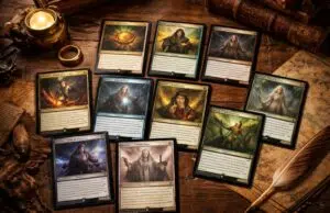Top 10 cartes les plus précieuses de l’extension Magic The Gathering x Seigneur des Anneaux découvrez le top 10 des cartes les plus précieuses de l'extension magic the gathering x seigneur des anneaux, un incontournable pour les passionnés et collectionneurs.