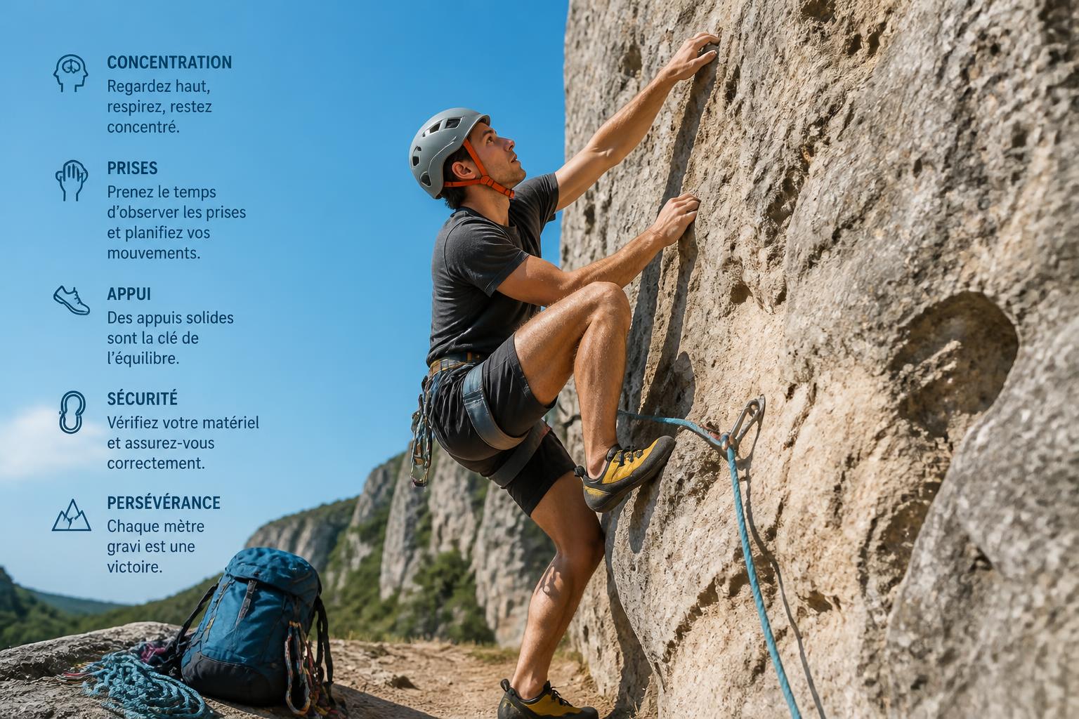 découvrez nos astuces indispensables pour débutants afin de réussir votre première ascension en escalade en toute sécurité et avec confiance.