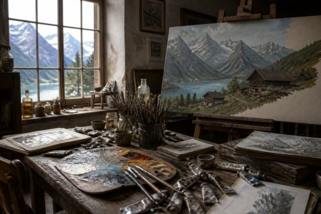 découvrez les secrets et techniques des peintres suisses les plus célèbres, et plongez dans l'art unique qui a marqué l'histoire de la peinture helvétique.
