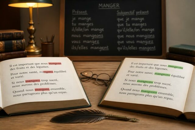découvrez la différence entre « mangons » et « mangeons » et résolvez ce dilemme grammatical fréquent en français grâce à nos explications claires et précises.