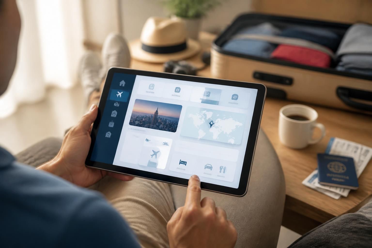 simplifiez la gestion de vos réservations et confirmations de voyage sur tablette windows, pour une organisation sans stress et un voyage serein.