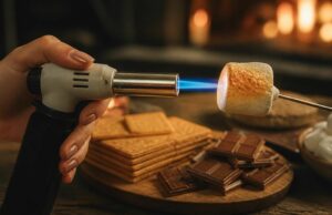 découvrez la technique ultime pour griller un chamallow avec un chalumeau de cuisine et réussir des s'mores parfaits à chaque fois. astuces simples et résultats gourmands garantis !