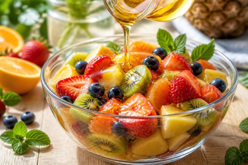découvrez la recette simple et rapide d'un sirop parfait pour sublimer votre salade de fruits cet été. rafraîchissant, naturel et délicieux, ce sirop incontournable apportera fraîcheur et saveurs à vos desserts estivaux.